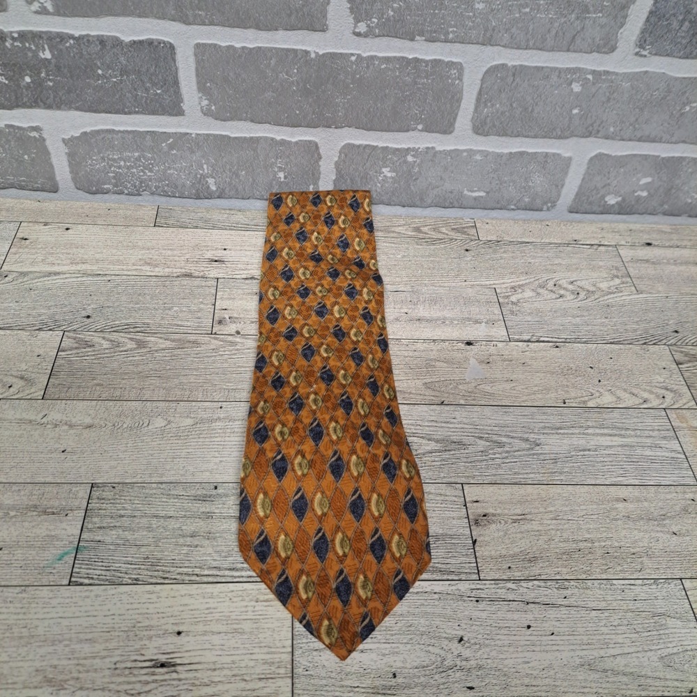 Ermenegildo‎ Zegna Desing Exclusive Multicolor Diamond Print Tie